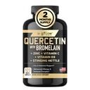Quercetin με Bromelain, Stinging Nattle συμπλήρωμα, ψευδάργυρος βιταμίνη C βιταμίνη D 