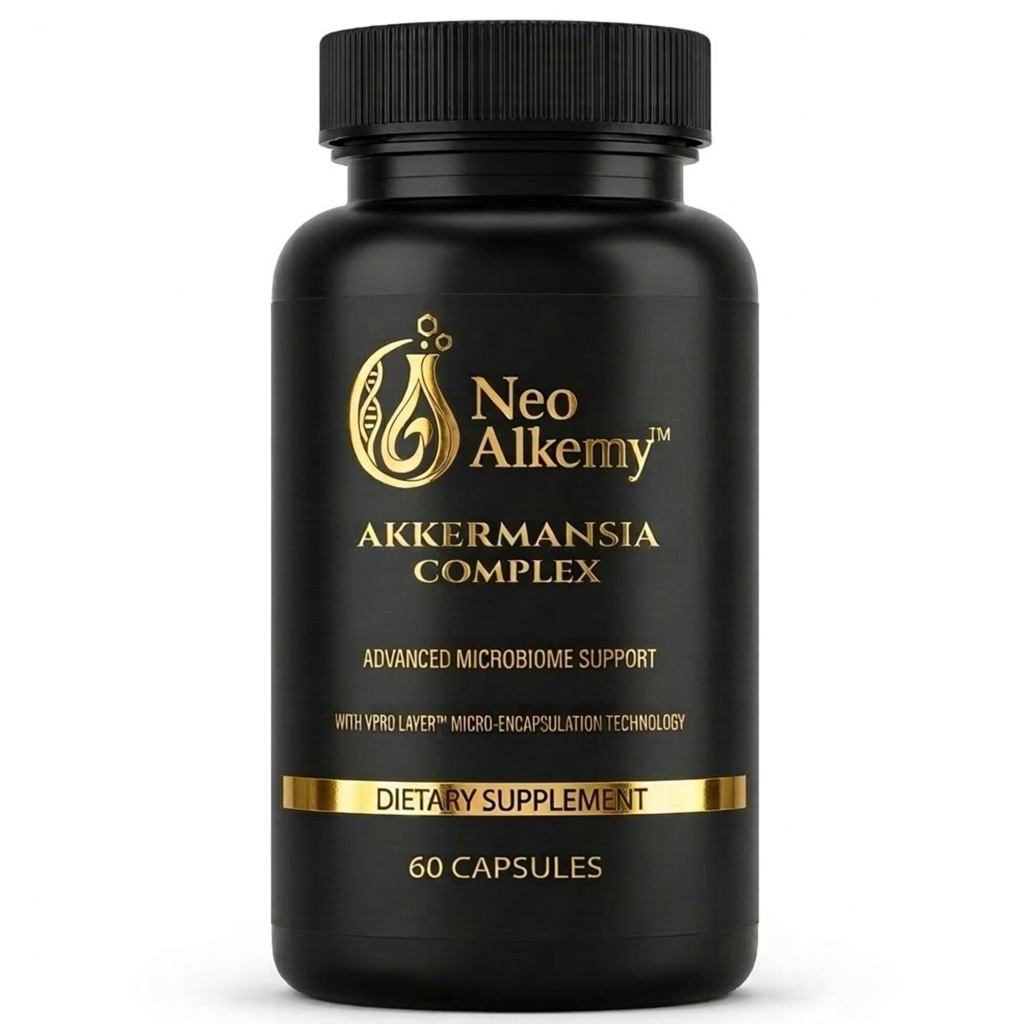 Akkermansia Probiotic Supplement, Akkermansia AH39 + 8 Targeted Strains, 20 Billion CFU with Prebiotics, Delayed-Release Capsules for Gut Barrier Support & Microbiome Balance, Vegan