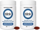BLINK NutriTears Clinically Proven Supplement for Dry Eyes,Eye Care with Lutein & Zeaxanthin and Vitamin D to Hydrate Eyes from Within for Long-Lasting Relief,50 Softgels,(Pack of 2)