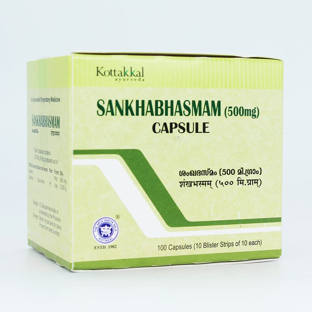 Kottakkal Sankha Bhasmam Capsule 500mg