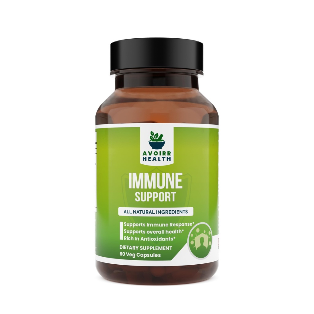 Immunity Support Capsules with Organic ashwagandha to Boost Your Immunity, Natural Amla for Vitamin C -Guduchi for Digestion & Detox - Men Women 60 Organic Capsules