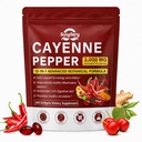 Cayenne Pepper Softgels Capsules, Capsaicin Supplements, Supports Leg Vein, Heart, Blood Vessel Health, 12-in-1 Extracts blend Vitamin E D3+K2, Grape Seed, Hawthorn, Beetroot, Berberine (240 count)