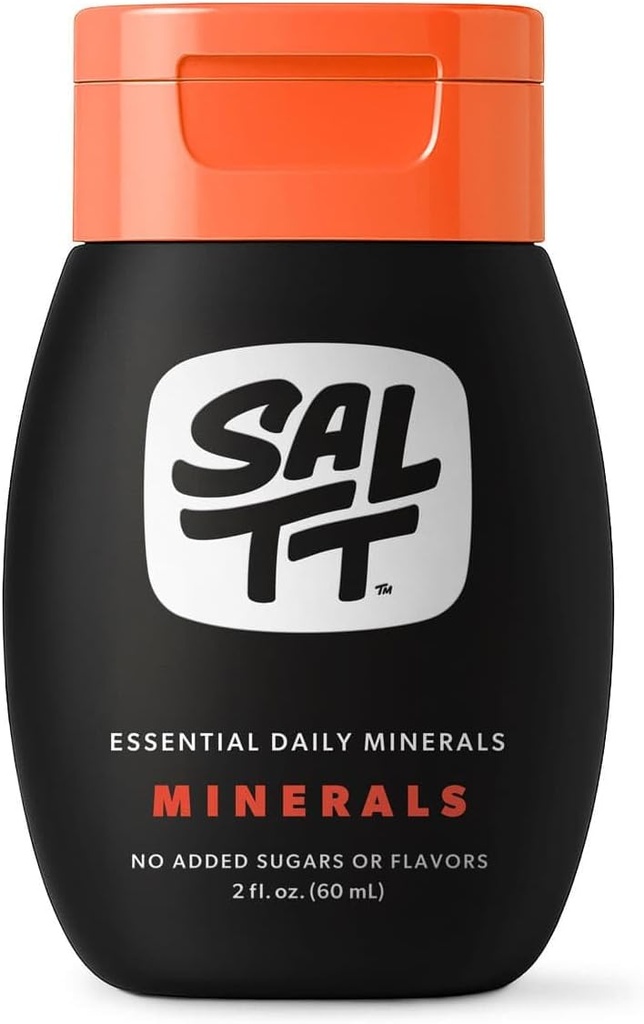 SALTT Minerals Drops - Promotes Electrolyte Balance - Copper, Magnesium, Chromium, Zinc, Boron, & Selenium - Zero Sugar - Gluten Free - Vegan - Non GMO - Travel Size - 2 oz - by Keto Chow