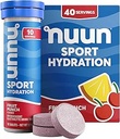Nuun Sport Ηλεκτρολυτικά Δισκία με Μαγνήσιο, Ασβέστιο, Κάλιο, Χλωριούχο & Νάτριο, Χωρίς Γλουτένη & Vegan, Φρούτα Punch, 4 Συσκευασία (40 Μερίδες Σύνολο)