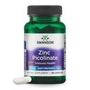 Swanson Zinc Picolinate - Συμπλήρωμα Ορυκτών Προωθώντας την υγεία του προστάτη, την υγεία του οράματος, & την υποστήριξη του ανοσοποιητικού - Προτιμώμενη μορφή σώματος χημικού ψευδαργύρου - (60 κάψουλες, 22mg έκαστο)