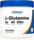 Nutricost L-Γλουταμίνη σκόνη 250 γραμμάρια