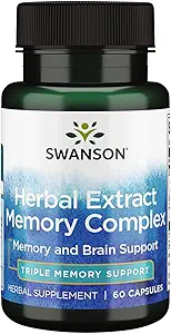 Swanson Herbal Extract Memory Complex 60 Κάψουλες