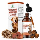 Turkey Tail Mushroom for Dogs Lipoma, Supports Skin Lumps & Lipomas, Tissue Repair, Immune Health, Anxiety Relief, Inflammation Balance, Organ Protection & Anti-Aging - 100% Natural