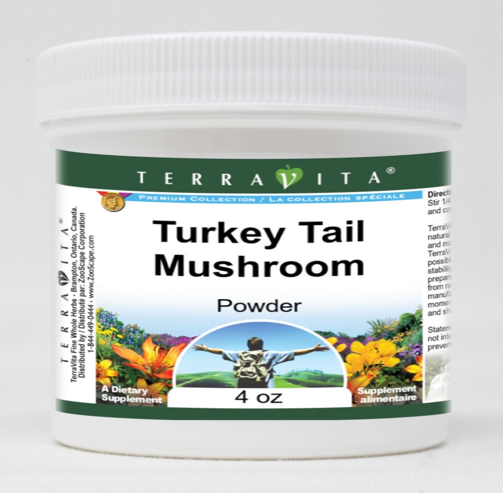 Turkey Tail Mushroom Powder (4 oz, ZIN: 521829) - 3 Pack