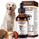 Turkey Tail Mushroom for Dogs, Mushroom Blend, Turmeric & Probiotic for Immune, Digestive & Joint Support, Turkey Tail for Dogs, 60ml