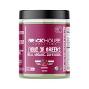 BRICKHOUSE NUTRITION Field of Greens Super Greens Powder | Doctor-Formulated Superfood Powder, Fruits & Veggies Supplement - Wildberry (Single Pack)