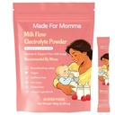 Made for Momma Milk Flow Drink Mix for Breastfeeding Moms, Raspberry Lemonade Hydration Powder, Supports Hydration & Lactation, Easy Daily Mix, Great-Tasting Drink, 30 Servings(1pc)