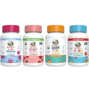 MaryRuth Organics Multivitamin, Probiotic, Magnesium Calm, and Vitamin C Gummies for Kids | Clean Label Project Verified® | Vitamins for Immune Support & Overall Health | Vegan, Non-GMO, Gluten Free