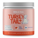 Turkey Tail Mushroom for Dogs - Lipoma Treatment & Immune Support - Fifth & Fido Mushroom Supplement for Lumps & Bumps with Probiotics - Dog Food Topper, Pet Vitamins Made in USA, 100 Servings