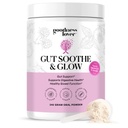 Goodness Lover Gut Soothe & Glow, Gut Digestive Support Supplement with L-Glutamine Powder and MSM, Support Bloat Relief, with Aloe Vera, Slippery Elm, Lemon Balm, 30 Servings
