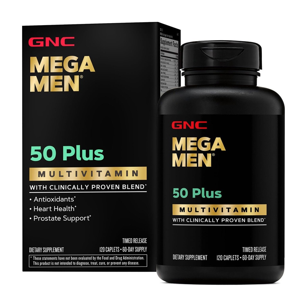 GNC Mega Men 50 Plus Multivitamin 