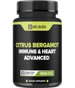 Εσπεριδοειδή Bergamot με Olive Leaf, Hawthorn Berry & More - Συνδυασμένη Φόρμουλα για Κυκλοφορική Υγεία, Προστατευτική Λειτουργία, Υγεία του δέρματος - 210 Κάψουλες - 105 Μέρες