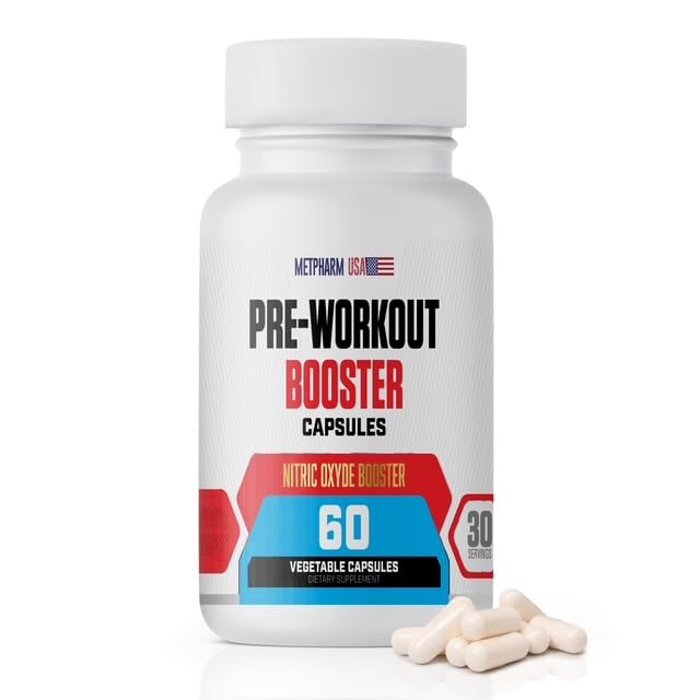 Advanced Pre-Workout Formula Booster Capsules