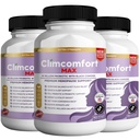 Climcomfort Max Menopause Support, 40 Billion Probiotic with Black Cohosh, 90 Capsules, Hormone Balance and Hot Flash Relief (3)