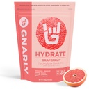 Gnarly Nutrition Hydrate Electrolyte Powder – Ruby Red Grapefruit Exercise Hydration Drink Mix – NSF Contents Certified – Electrolyte Solution, Performance & Recovery – Ruby Red Grapefruit, 14.10 oz