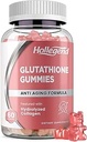 Reduced Glutathione 500mg Gummies, L-Glutathione with Collagen Chewable Supplements for Skin Care, Liver Support, Antioxidant, Immune System, 60 Count