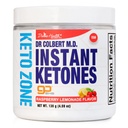 Dr. Colbert, MD Instant Ketones Powder | Raspberry Lemonade | Keto Zone | Divine HEalth | Recommended in The Keto Zone Diet Book | GoBHB | Exogenous BHB Ketone Salts | 4.59oz | 21 Servings