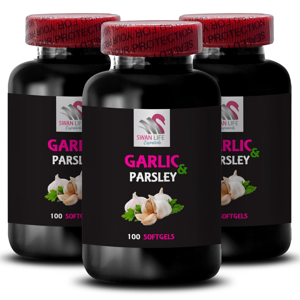GARLIC AND PARSLEY ODORLESS - garlic parsley odorless capsules, garlic parsley dietary supplement, capsule convenience, clean lifestyle choice, extract supplement, herbal blend 2Bot