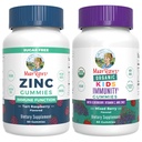 MaryRuth Organics Zinc (Tart Raspberry) & Παιδική Ανοσία Gummies (Mixed Berry) 