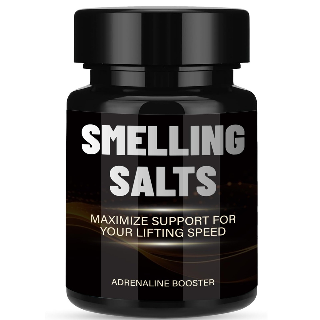 Gym Aroma Salts for Workout Sessions, Compact Scent Jar for Training and Strength Routine, Pocket Carry with Twist Closure, 30g