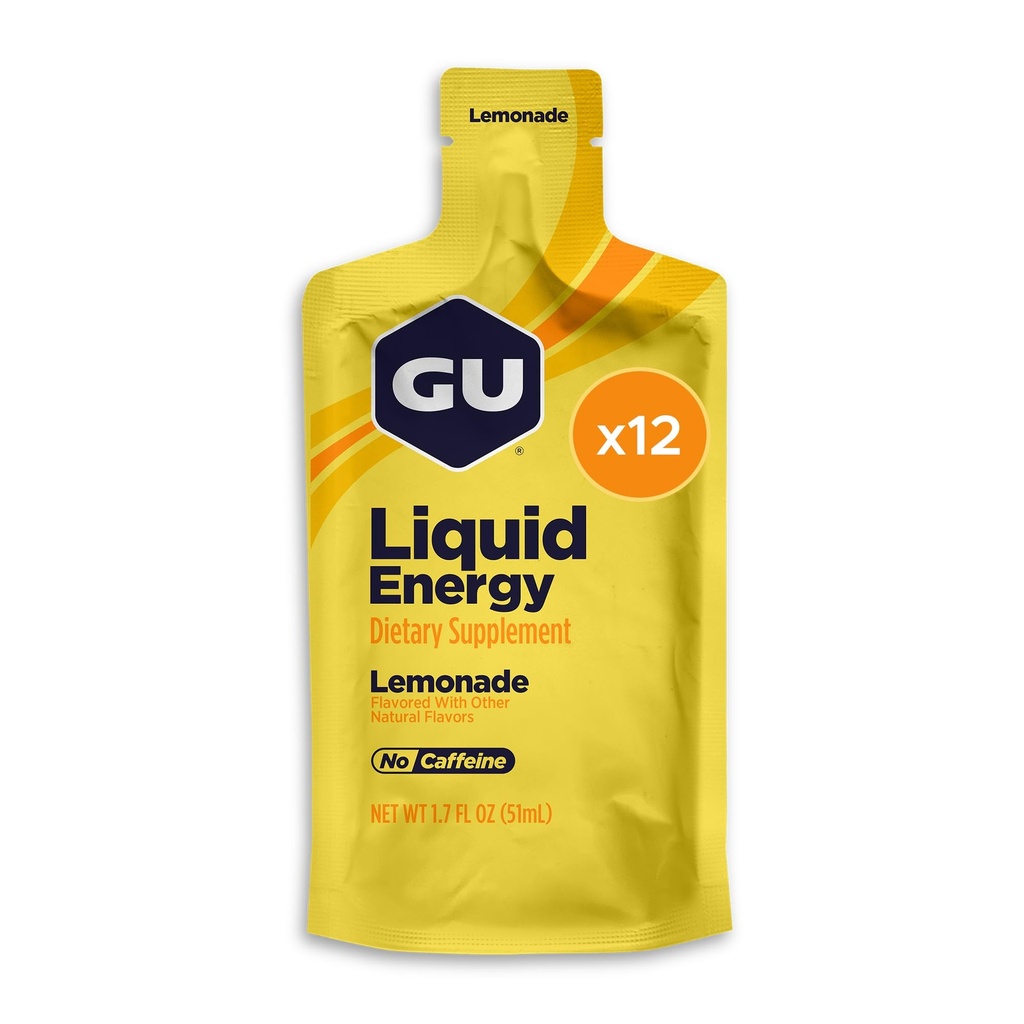 GU Energy, Liquid Energy, Lemonade - 12 Count