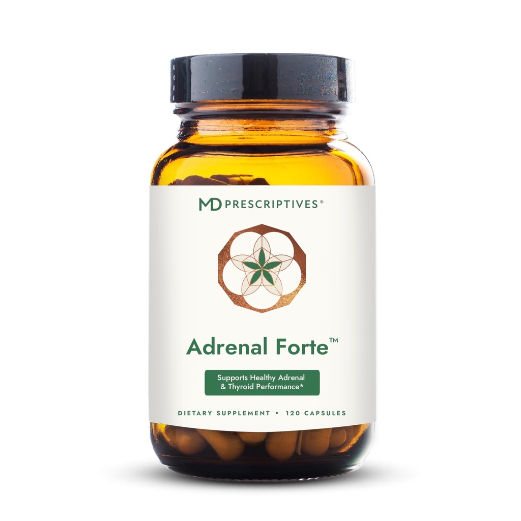 MD Prescriptives - Adrenal Forte - Adrenal Support Supplement* with Ashwagandha & Rhodiola - 120 Capsules