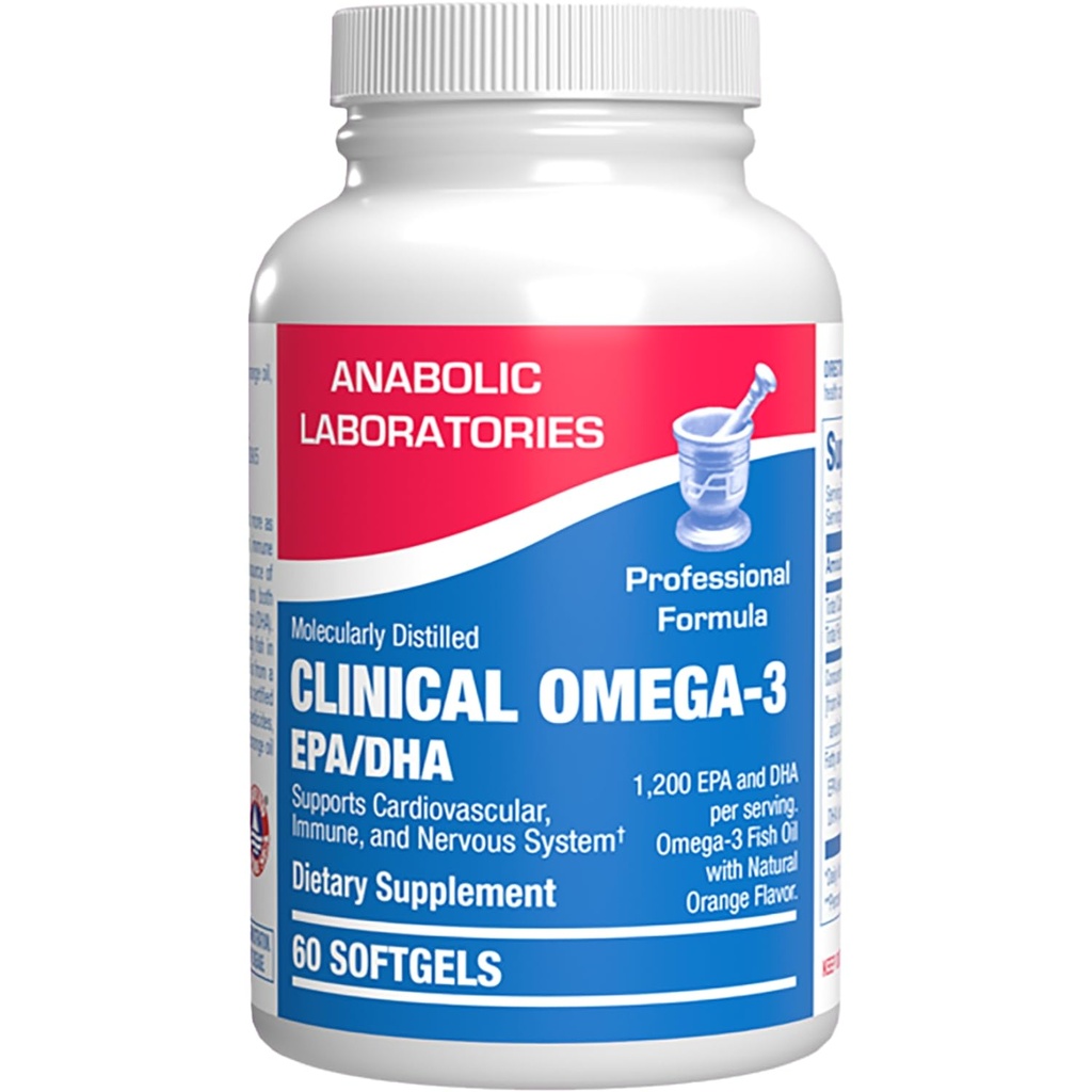 Omega 3 Fish Oil 1200 mg - Clinical DHA EPA Omega 3 Supplement with Burpless Fish Oil Brain Heart & Overall Health - Molecularly Distilled for Purity - Certified Sustainably Sourced (Orange Flavored)