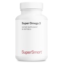 Supersmart - Super Omega 3 1500mg per Day (Certified Friend of The Sea) - EPA & DHA Fatty Acids - Omega 3 Supplement - Fish Oil from Sustainable Fisheries | Non-GMO & Gluten Free - 90 Softgels