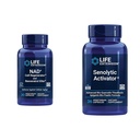 Life Extension NAD+ Cell Regenerator, Resveratrol Elite, Senolytic Activator with Quercetin, Fisetin, Theaflavins for Cellular Health, 30 and 36 Vegetarian Capsules
