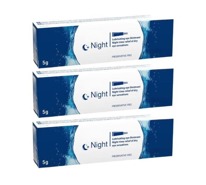 Night Lubricating Eye Ointment 5g - 3 Pack