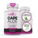 Pure Cape Aloe Herbal Laxative for Constipation Relief - Healthy Bowel Movement - Natural Colon Cleanse & Detox Συμπλήρωμα Διατροφής - Ειδικά σχεδιασμένο για γυναίκες από Ladyme - 90 Κάψουλες