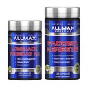 ALLMAX Fadogia Agrestis + Longjack Tongkat Ali – Natural Male Vitality Support Supplement for Men – Energy, Strength, Stamina & Performance Bundle