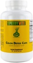 Colon Detox Supports Natural Removal of Toxins* Organic, Charcoal Psyllium Seed & Husk Flax Seed Apple Fiber/Pectin Slippery Elm Fennel- Powder in 230 Veg Caps