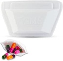 GMS Squeezable Pocket Pill Case - Μικρός, ελαφρύς διοργανωτής χαπιών Ιδανικός για Ταξίδι - Διατηρεί τα φάρμακα με ασφάλεια - Sturdy Design με εύκολη πρόσβαση Fuss-Δωρεάν - Pocket Μέγεθος & Διακριτικό