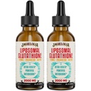 Jagielolia 2000MG Liposomal Glutathione Liquid, Made in The USA, Reduced Glutathione Supplement, Enhanced Absorption, Non-GMO, Powerful Antioxidant for Immune System, Energy, Aging Defense, 4 Floz