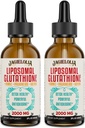 Liposomal Glutathione Liquid 2000MG – Συμπλήρωμα Αντιοξειδωτικής Αποτοξίνωσης για Γυναίκες & Άνδρες, Υπεράσπιση Γήρανσης, Ηπατική Λειτουργία & Ενέργεια, με Υαλουρονικό Οξύ + Αλόη Βέρα + Βιταμίνη C, Φυσικό & Vegan, 4 FL.OZ