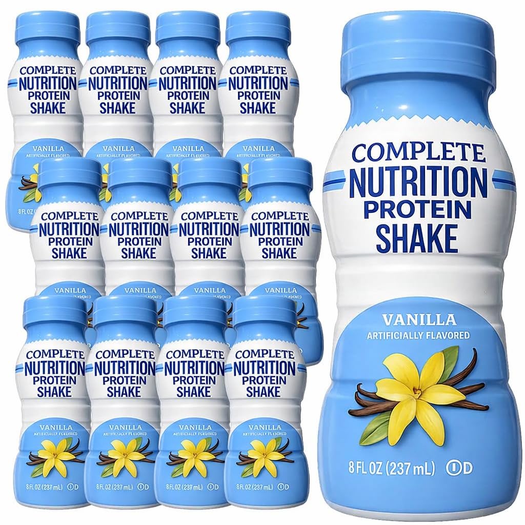 Protein Plan Vanilla Nutrition High Protein Shake 9g Protein - 12 Pack Bottles