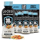 Jocko Mölk 30g Grass Fed Protein Shakes – No Added Sugar Protein Drinks KETO Friendly - Ready to Drink 12 FL Oz (Pack of 12) Fruity Cereal