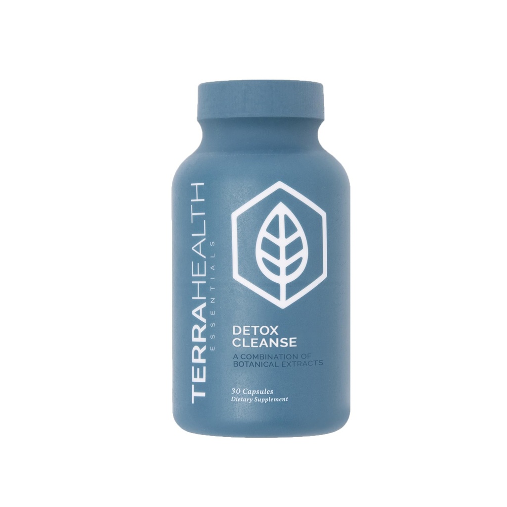 Terra Health Essentials Detox Cleanse for Women and Men - Support Gut Health, and Digestion - with Psyllium Powder and Turmeric Extract
