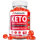 Keto ACV Gummies for Women - Μηλίτης μηλίτη Ξίδι με τη μητέρα, Β Βιταμίνες, Ρόδι και ρίζα τεύτλων - Μεταβολισμός, Vegan, Χωρίς ζάχαρη, 60 Ct