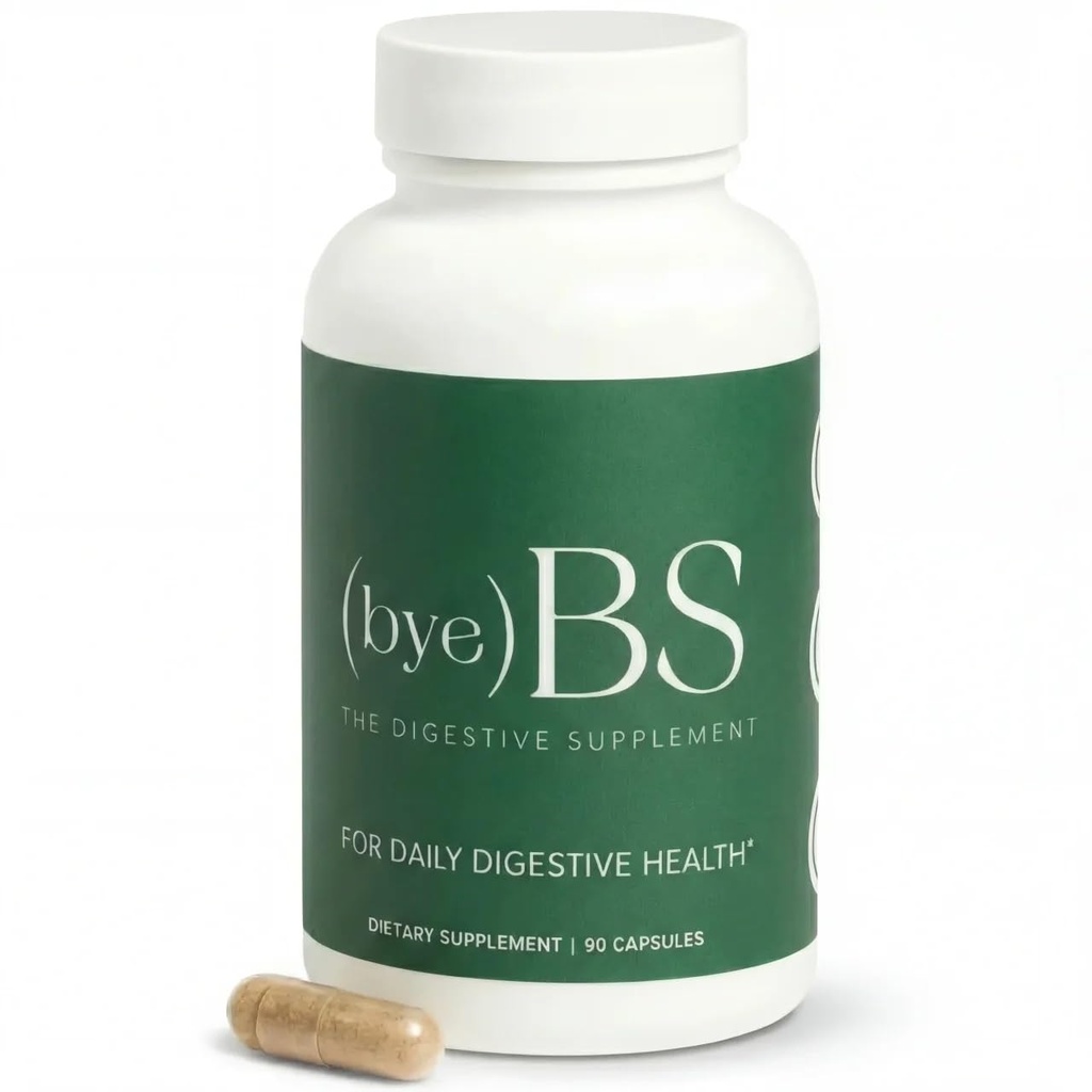 Bloating Relief Capsules – No Mixing Fiber for Daily Digestive Support – Psyllium Fiber, Peppermint, Slippery Elm & L-Glutamine – Daily Gut Health Supplement for Regularity & Comfort