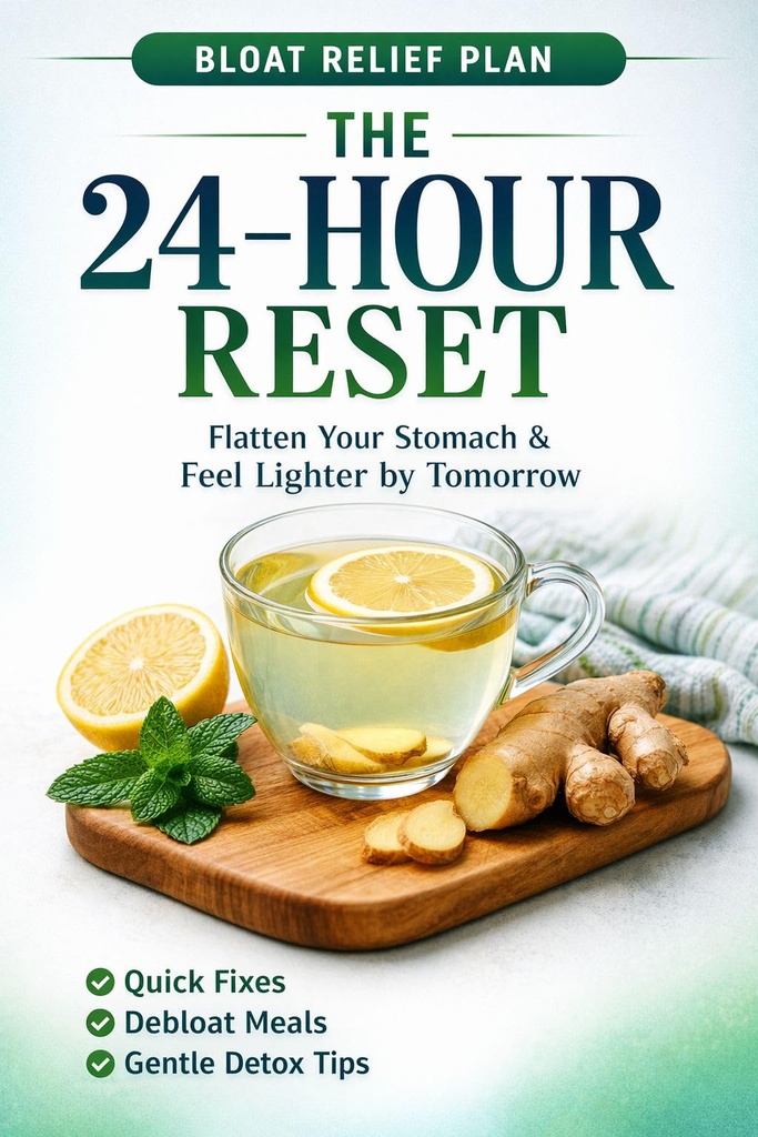 24-Hour Bloat Relief Plan: Quick fixes, trigger foods to avoid, and meals to feel lighter by tomorrow