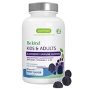 Igennus Advanced Elderberry Immune Gummies with Vitamin C, Zinc & D3, 4-in-1 Formula, 90 Gummies, 75:1 Concentration Standardized Extract, Natural Flavors, Clean Label, Vegetarian, Kids and Adults