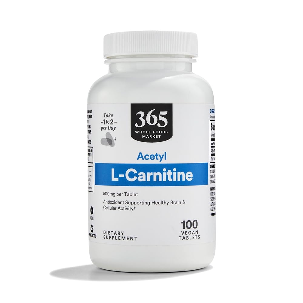 Ολόκληρη αγορά τροφίμων, Acetyl L- καρνιτίνη 500mg, 100 ct