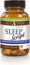 Suzy Cohen Sleep Script με Μελατονίνη - Βοτανική φόρμουλα ύπνου και χαλάρωσης για ενήλικες για Mood, άγχος και ύπνο, Περιέχει 5-HTP, L-theanine, Passionflower, Lemon Balm και GABA 60 κάψουλες.